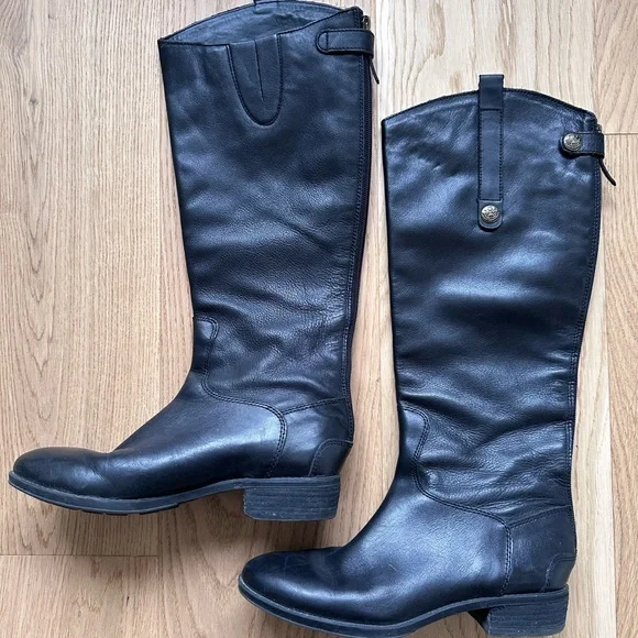 Sam Edelman Penny Leather Riding Boot - Picture 8 of 12